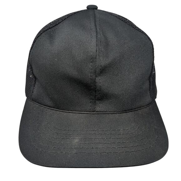 YoungAn Hat Snapback Trucker Hat Black One Size Lightweight Mesh Back Vintage - Picture 1 of 9